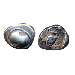 BOETITA. Ar Stater. C.400 BC. (12.0 g). Ex. Superior Galleries. May 31, 1980, Lot #2135. Fine+.