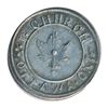 Image 1 : T. Church Token. Bow.-2-24. White metal. Plain edge. Medium Thick. 8.6 gms. AU. Light toning. Eight 