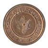 Image 1 : T. Church Token. Bow. 2-24. Copper. Plain edge. Medium Thick. 7.5 gms. UNC. 50% luster.