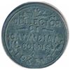 Image 1 : T. Church Token. Bow. 2-24. Lead. Plain edge. Thick. 14.4 gms. AU. (8 struck).