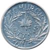 Image 1 : T. Church Token. Bow. 3-31. White metal. Plain edge. Thick. 9.5 gms. UNC. Light toning.
