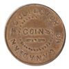 Image 1 : T. Church Token. Bow. 5-33. Copper. Plain edge. Medium Thick. 11.4 gms. UNC. 60% luster.