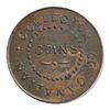 Image 1 : T. Church Token. Bow. 5-33. Copper. Plain edge. Medium Thick. 7.6 gms. UNC. Trace of luster.