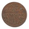 Image 1 : T. Church Token. Bow. 7-24. Copper. Plain edge. Medium Thick. 7.8 gms. UNC. Brown.