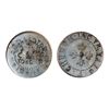 Image 1 : T. Church Token. Bow. 8-27. White metal. Plain edge. Thick. 11.3 gms. AU. (Three examples in the Bow