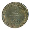 Image 1 : T. Church Token. Bow. 9-43. Brass. Plain edge. Thin. 5.3 gms. UNC.