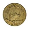 Image 1 : T. Church Token. Bow. 20-37. Brass. Plain edge. Thin. 9.3 gms. AU.
