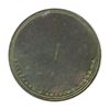 Image 1 : T. Church Token. Bow. 53-Similar. Brass. Plain edge. Thin. 5.2 gms. UNC. 40% luster.
