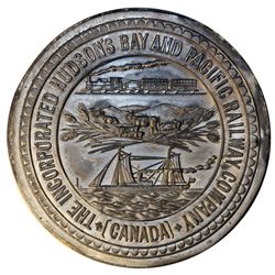 Medal Die Trial. THE INCORPORATED HUDSON’S BAY AND PACIFIC RAILWAY COMPANY, (CANADA) around the peri