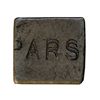 Image 2 : Ralph Parsons (Hudson Strait). Lead token. Small square token, with ‘PARS’ on one side, ‘ARSO’ on th