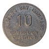 Image 1 : HUDSON’S BAY COMPANY. Labrador District. 10 MB token. Gingras-255c. Tin. Uniface. R-3. 29mm. VF.