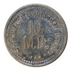 Image 2 : HUDSON’S BAY COMPANY. St. Lawrence Labrador District. 10 MB token. Gingras-260f. Alum. Large letteri