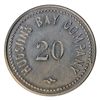 Image 1 : HUDSON’S BAY COMPANY. HUDSON’S BAY COMPANY. St. Lawrence Labrador District. 20 MB token. Gingras-260