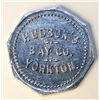 Image 2 : HUDSON’S BAY COMPANY. Yorkton, Saskatchewan. 10 Cents. Octagonal. 22mm. Gingras-280a. AU.