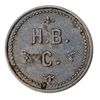 Image 1 : HUDSON’S BAY COMPANY. Ungava Bay District. 1 M.B./H.B./C. Alum. 25mm. Gingras-245. R-10. VF. A Hudso