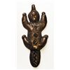 Image 1 : NORTH AMERICAN INDIAN SILVER FUR TRADE BEAVER. Medium size Trade Beaver, with loop at nose. 39mm. 12