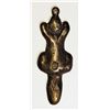 Image 1 : NORTH AMERICAN INDIAN SILVER FUR TRADE BEAVER. Medium size Trade Beaver, with loop at nose. 47mm. 11