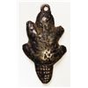 Image 1 : NORTH AMERICAN INDIAN SILVER FUR TRADE BEAVER. Small size Trade Beaver, with loop at nose. 32mm. 6.6