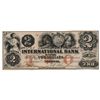 Image 1 : THE INTERNATIONAL BANK OF CANADA. $2.00. Sept. 15, 1858. CH-380-10-04-06. Signed Dunn/Thompson. Red 