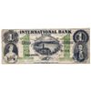 Image 1 : THE INTERNATIONAL BANK OF CANADA. $1.00. Sept. 15, 1858. Falls. CH-380-10-06-02. Signed J.H. Markell