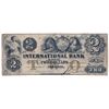 Image 1 : THE INTERNATIONAL BANK OF CANADA. $2.00. Sept. 15, 1858. CH-380-10-08-12. Signed J.R. Fitch. Brown ‘