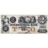 Image 1 : THE INTERNATIONAL BANK OF CANADA. $2.00. Sept. 15, 1858. CH-380-10-08012. Signed J.R. Fitch. Brown ‘