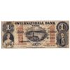 Image 1 : THE INTERNATIONAL BANK OF CANADA. $1.00. Sept. 15, 1858. Falls. CH-380-10-10-02. Signed J.H. Markell