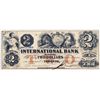 Image 1 : THE INTERNATIONAL BANK OF CANADA. $2.00. Sept. 15, 1858. CH-380-10-10-12. Signed J.R. Fitch. Red ‘wo