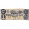 Image 1 : THE INTERNATIONAL BANK OF CANADA. $1.00. Sept. 15, 1858. Bridge. CH-380-10-12-06. Signed J.H. Markel