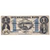 Image 1 : THE INTERNATIONAL BANK OF CANADA. $1.00. Sept. 15, 1858. Falls. CH-380-10-14-02. Signed J.R. Markell