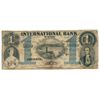 Image 1 : THE INTERNATIONAL BANK OF CANADA. $1.00. Sept. 15, 1858. Falls. CH-380-10-14-04. Signed J.R. Fitch. 