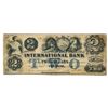Image 1 : THE INTERNATIONAL BANK OF CANADA. $2.00. Sept. 15, 1858. CH-380-10-14-12. Signed J.R. Fitch. Two ‘wo