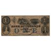 Image 1 : THE BANK OF TORONTO, Altered from THE INTERNATIONAL BANK OF CANADA. $1.00. Sept. 15, 1858. CH-380-10