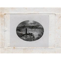 THE INTERNATIONAL BANK OF CANADA. Die Proof Vignette. ‘Niagara Falls’. 4 1/2” x 3 1/2”. The vignette