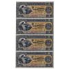 Image 1 : THE CANADIAN BANK OF COMMERCE. $5.00. Jan., 1892. CH-75-14-04S. An uncut sheet of four Specimen note