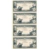Image 1 : THE CANADIAN BANK OF COMMERCE. $10.00. 2nd. Jany. 1935. CH-75-18-06P. An uncut sheet of four Black a