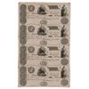Image 1 : THE BANK OF MONTREAL. $2.00. (10 Shillings). June 1, 183-(1831-35). CH-505-12-04-14P. An uncut sheet
