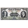 Image 1 : THE BANK OF MONTREAL. $10.00. Jan. 2, 1931. CH-505-58-04. No. 226872/C. PMG graded CH UNC-63, EPQ.