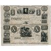 Image 1 : NEW CASTLE DISTRICT LOAN COMPANY. An uncut half sheet. $4.00, $10.00. CH-525-10-06, CH-525-10-08. Th