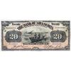 Image 1 : THE BANK OF NOVA SCOTIA. $20.00. Feb. 1, 1918. CH-550-28- 16. No. 181073/B. PMG graded Very Fine-20.