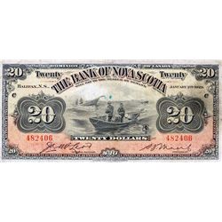 THE BANK OF NOVA SCOTIA. $20.00. Jan. 2, 1929. CH-550-28- 22. No. 482406/C. PMG graded Very Fine-20.