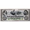 Image 1 : THE BANK OF PRINCE EDWARD ISLAND. $20.00. Jan. 1, 1872. CH-600-12-16R. No. 04142/A. PMG graded Very 