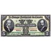 Image 1 : LA BANQUE PROVINCIALE DU CANADA. $5.00. Jan. 31, 1919. CH-615-14-06. No. J1469445. PMG graded Very F