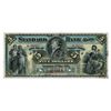 Image 1 : THE STANDARD BANK OF CANADA. $5.00. May 1, 1891. CH-695-14-02S. A Specimen. A choice example.