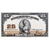 Image 1 : 25 CENTS. July 2, 1923. DC-24aP. Full colour thin paper Face and Back Proofs, on original card backi