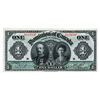 Image 1 : $1.00. Jan. 3, 1911. DC-18d. Black Line. No. 102950P/B. PCGS graded Very Choice New UNC-64PPQ.