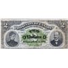 Image 1 : $2.00. July 2, 1887. DC-11. No. 153867/C. Plain. PMG graded Very Good-10.