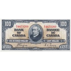 $100.00. 1937 Issue. BC-27c. Coyne-Towers. No. B/J4473260. PMG graded AU-55. EPQ.