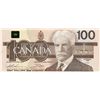 Image 1 : $100.00. 1988 Issue. BC-60a-i. Thiessen-Crow. No. BJD6459438. Clear B.P.N. CCCS graded Choice UNC-64