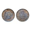 Image 1 : 1891. Small Date, Large Leaves. PCGS graded Mint State-64. Brown. A lustrous brown example with very